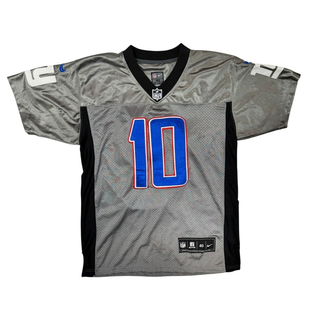 Nike Eli Manning New York Giants Jersey Shadow Silver Mens Size 40 Medium
